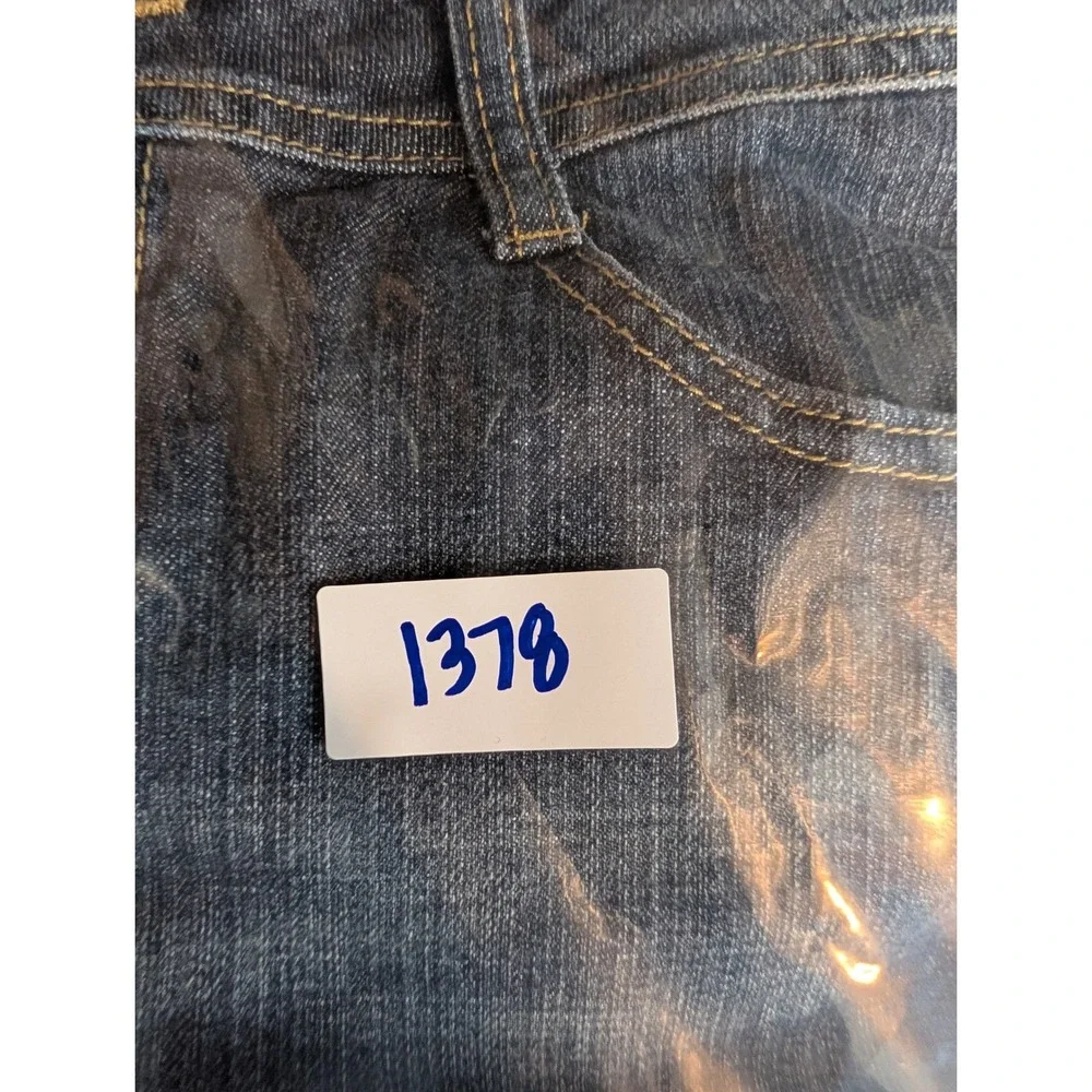 American Rag 90s Y2K Denim Bermuda Shorts Womens 7 Blue Flap Pocket Jorts Skater